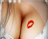 Tattoo "Kissme" Breast