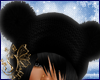 S| Hat w/ Hair - Ebony