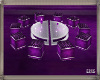 !E! Purple Lounge Round
