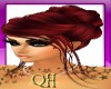 wedding hair red