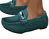 Teal Crow Moccasins