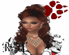 Spicy Red Semi Up do