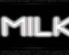 <Pp> Milk Neon Sign