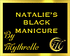 NATALIE'S BLACK MANICURE