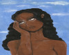 sweet black girl canvas