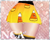 Candy Corn Mini Skirt