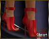cK  Boots Shiny Red