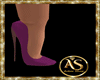 Purple Business Pumps