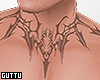 Evil Neck Tattoo