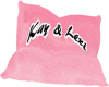Kay & Lexi cuddle pillow