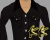 {KK} Black Button Shirt