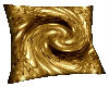 L:: Gold Swirl Pillow