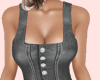 E* Gray Denim Vest