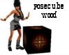 pose cube wood