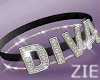 Choker Diva Silver