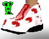 Shoes Cover in Blood