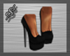 $ Black Platform Heels