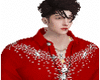[L] Red full outfit ,M