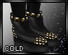!CH Studded boots gold 