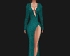 Teal Glitter Gown