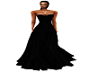 Tina Black Silk Gown
