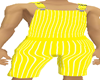 overall shorts M yellow