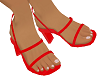 Red Beach Sandals