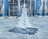 White tree w/snowflake