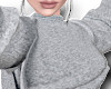 Gray baggy sweater