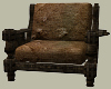 old burlap chair