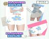 Flower Blue Skrirts