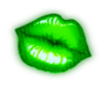 green juicy lips