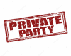 private party sign