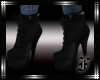 (F) black boots