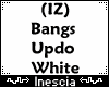 (IZ) Bangs Updo White