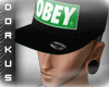 :D: Green Obey Hat