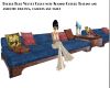 Two Blue Velvet Couches