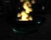 Teal Fire Bowl
