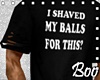 AB} Men T-shirt Shaved?