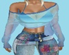 DONNA BLUE TOP