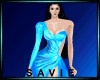 SAV Blue Evening Dress