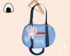 denim school bag