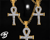 B' Anki Cross Necklaces