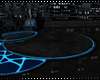 $| Rug Round Neon Blk