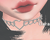 R. Heart Choker - Silver
