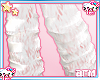 ♡ bloody leg warmers