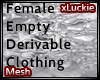 XL* Empty F Clothing