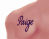 Paige shoulder tattoo