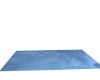 blue foam water rug