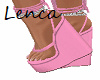 Pink beach heels